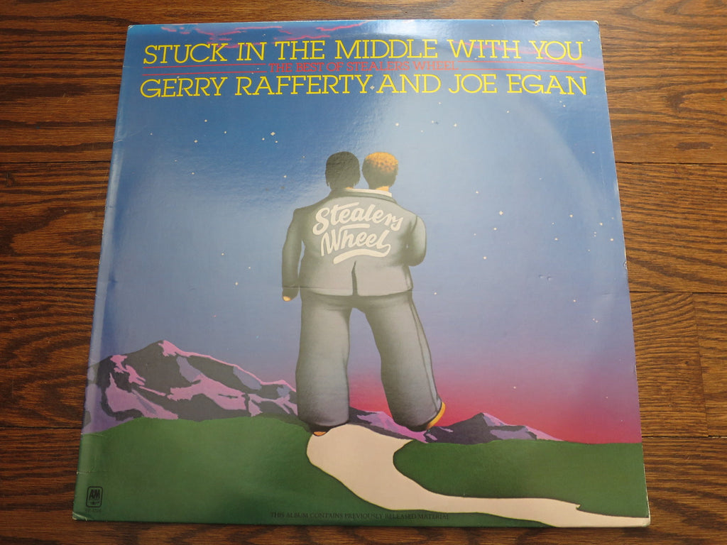 Gerry Rafferty & Joe Egan - Stuck In The Middle With You - The Best Of Stealers Wheel - LP UK Vinyl Album Record Cover