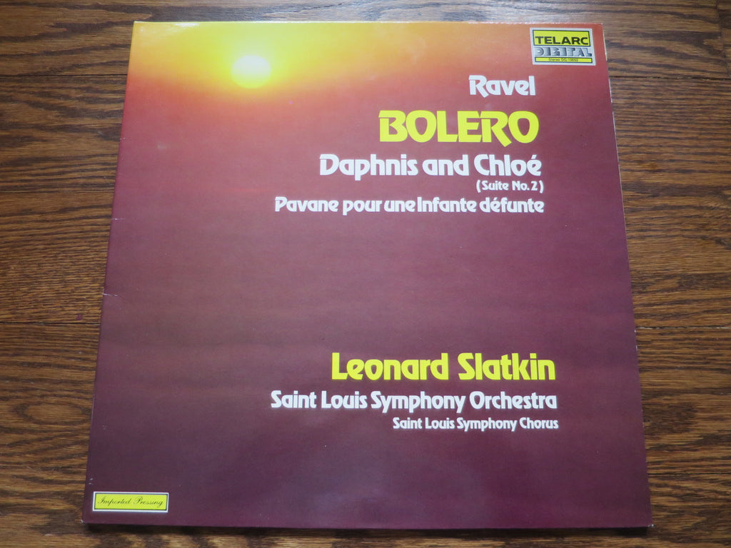 Ravel - Bolero (Leonard Slatkin and the Saint Louis Symphony_ - LP UK Vinyl Album Record Cover