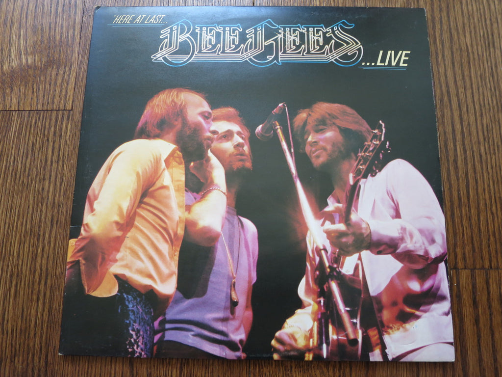 Bee Gees - Here At Last…Bee Gees Live 3three - LP UK Vinyl Album Record Cover