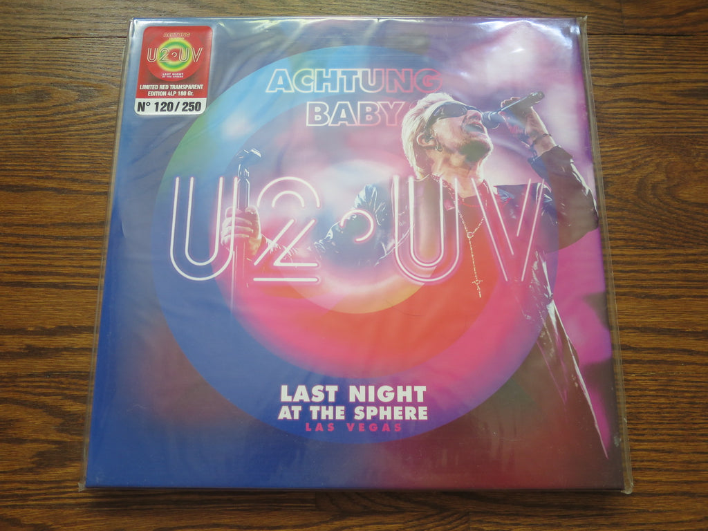 U2 - Last Night At The Sphere Las Vegas box set - LP UK Vinyl Album Record Cover