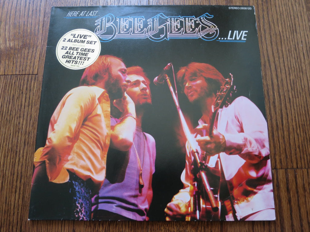 Bee Gees - Here At Last…Bee Gees Live 2two - LP UK Vinyl Album Record Cover