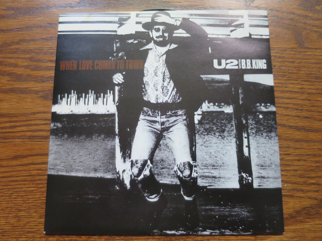 U2 - When Love Comes To Town & The Fly 7" - LP UK Vinyl Album Record Cover