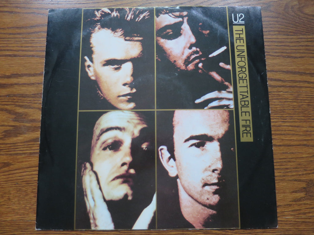 U2 - The Unforgettable Fire 12" - LP UK Vinyl Album Record Cover
