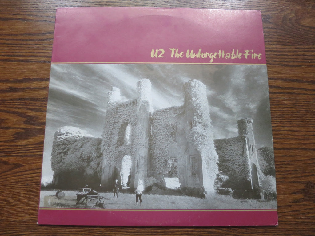 U2 - The Unforgettable Fire five - LP UK Vinyl Album Record Cover