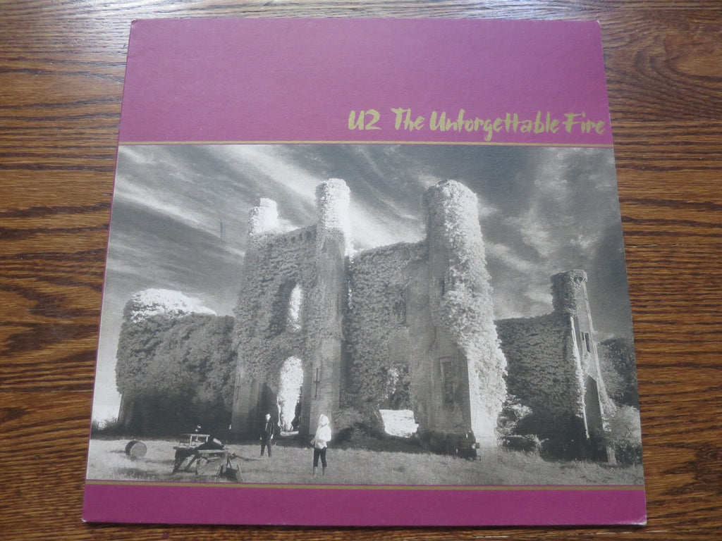 U2 - The Unforgettable Fire - LP UK Vinyl Album Record Cover