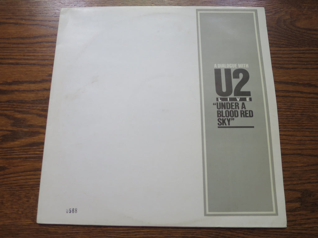 U2 - A Dialogue With U2- Live Under A Blood Red Sky - LP UK Vinyl Album Record Cover