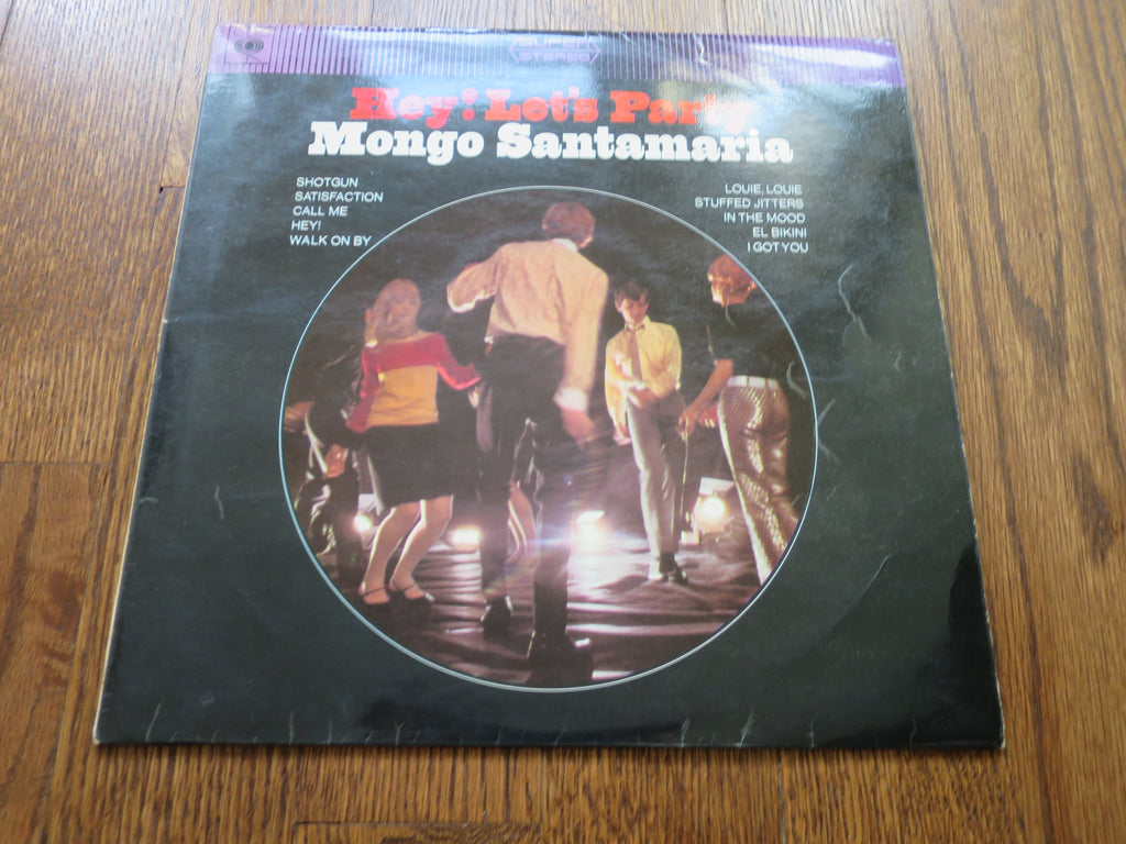 Mongo Santamaria - Hey! Let's Party! - LP UK Vinyl Album Record Cover