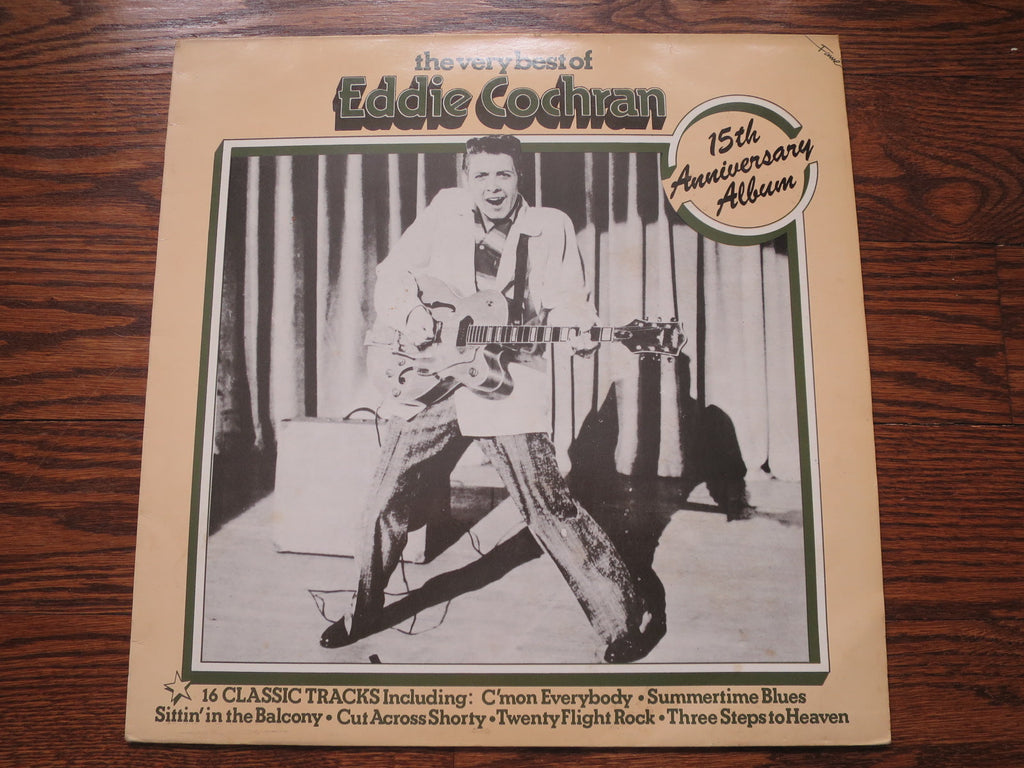 Eddie Cochran - The Very Best of Eddie Cochran - LP UK Vinyl Album Record Cover