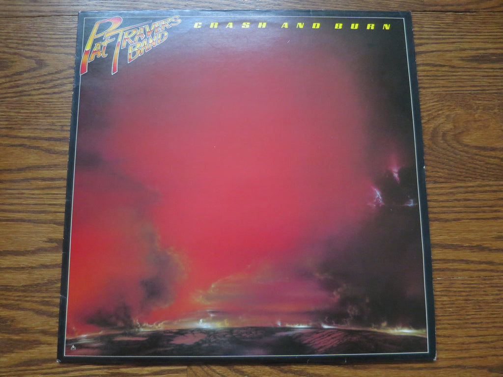 Pat Travers Band - Crash And Burn - LP UK Vinyl Album Record Cover