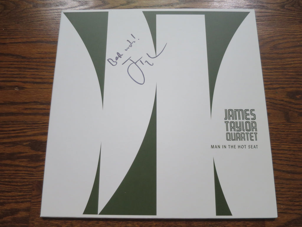 James Taylor Quartet - Man In The Hot Seat (signed) - LP UK Vinyl Album Record Cover