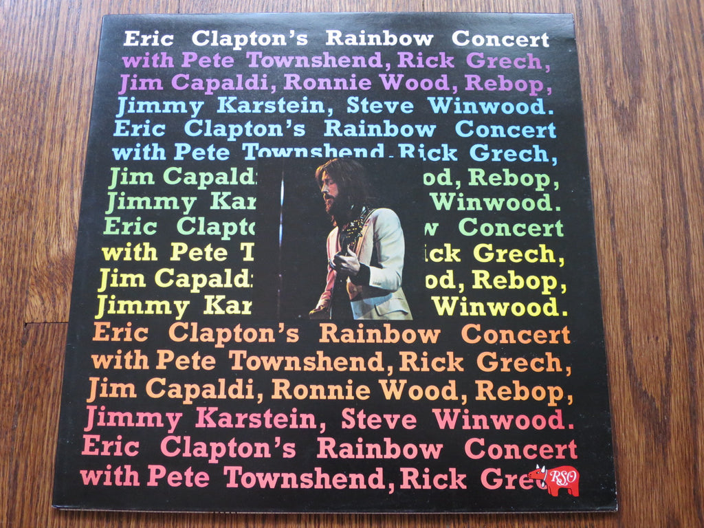 Eric Clapton - Rainbow Concert - LP UK Vinyl Album Record Cover