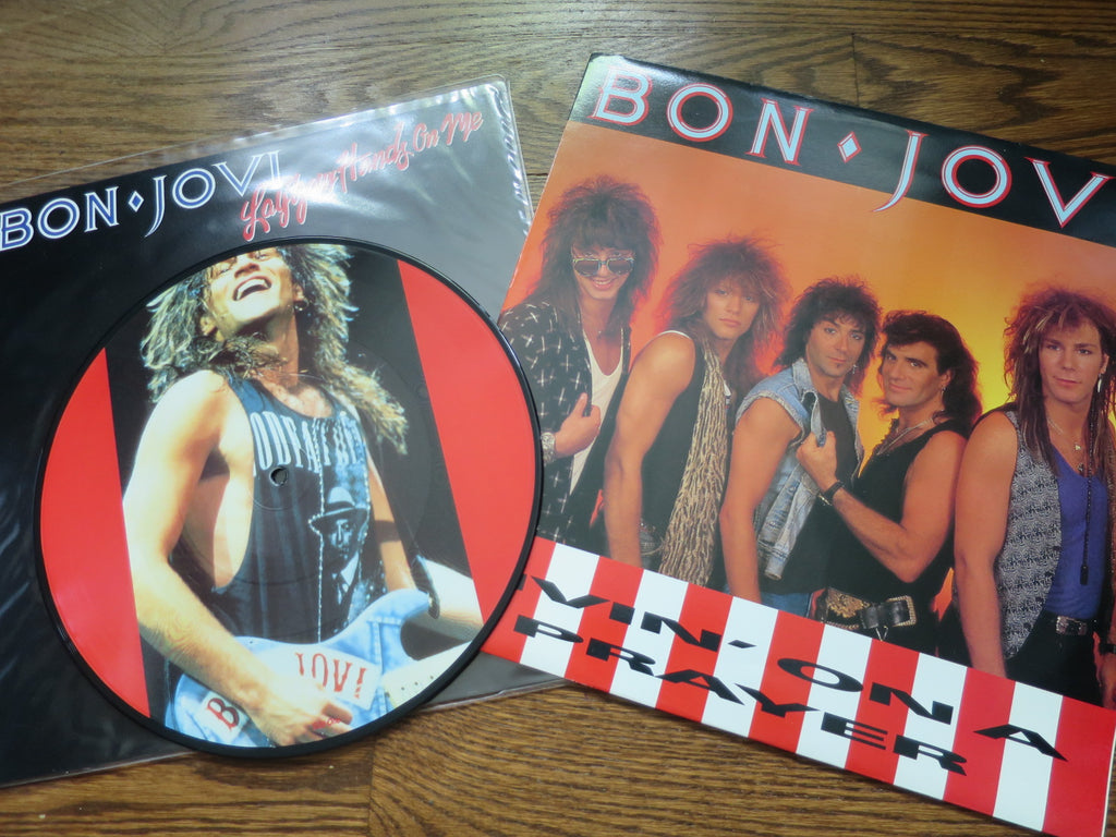 Bon Jovi - Four UK 12" singles - LP UK Vinyl Album Record Cover