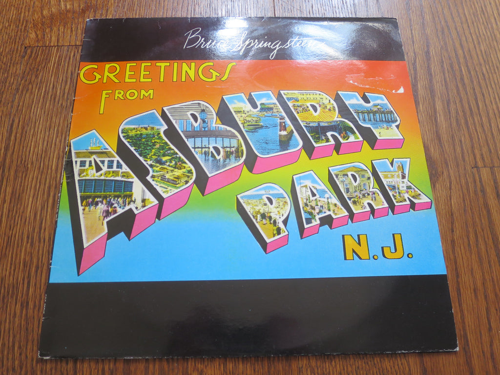 Bruce Springsteen - Greetings From Asbury Park N.J. - LP UK Vinyl Album Record Cover