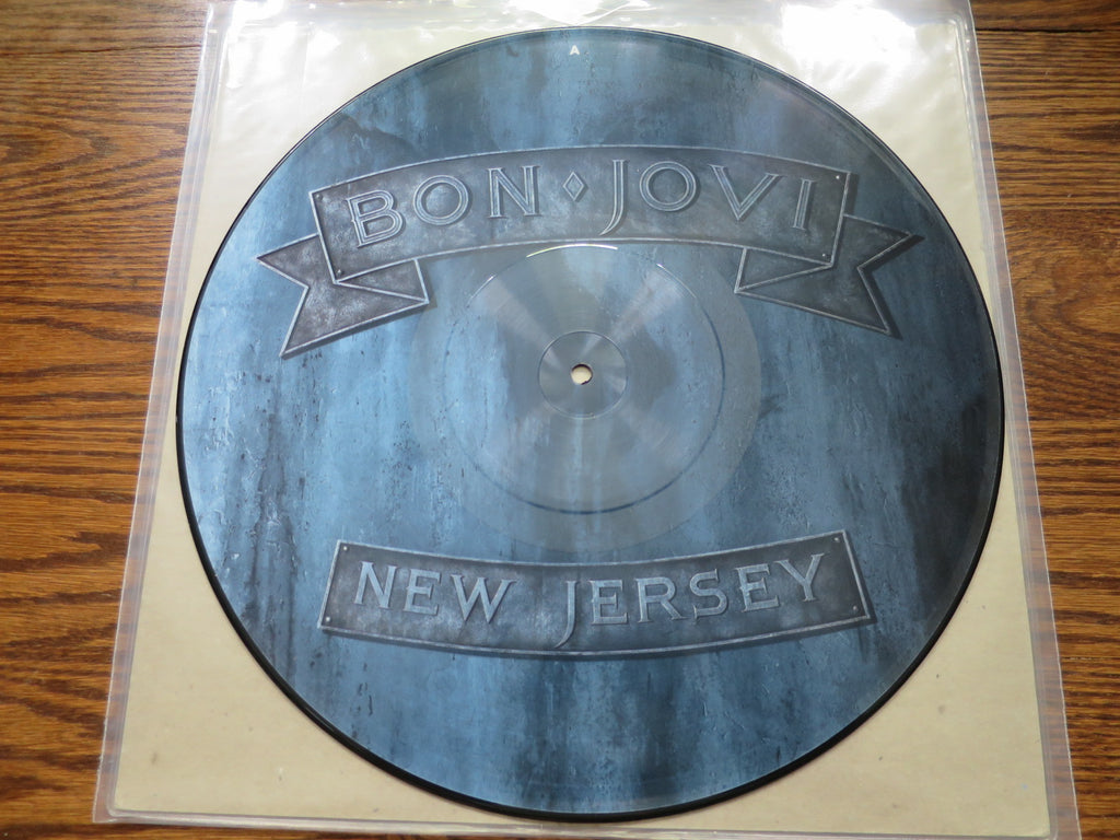 Bon Jovi - New Jersey picture disc - LP UK Vinyl Album Record Cover