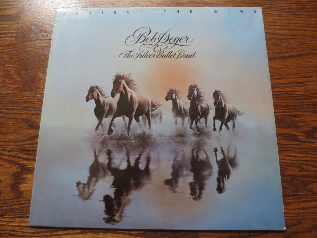 Bob Seger & The Silver Bullet Band - Against The Wind 2two - LP UK Vinyl Album Record Cover