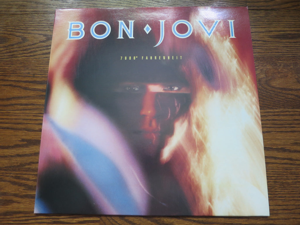 Bon Jovi - 7800° Fahrenheit - LP UK Vinyl Album Record Cover