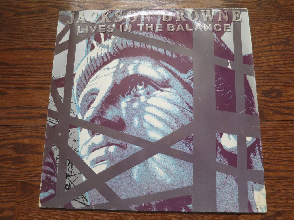 Jackson Browne - Life In The Balance - LP UK Vinyl Album Record Cover