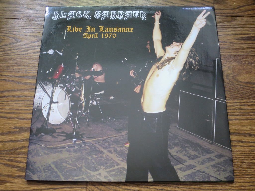 Black Sabbath - Live In Lausanne April 1970 - LP UK Vinyl Album Record Cover