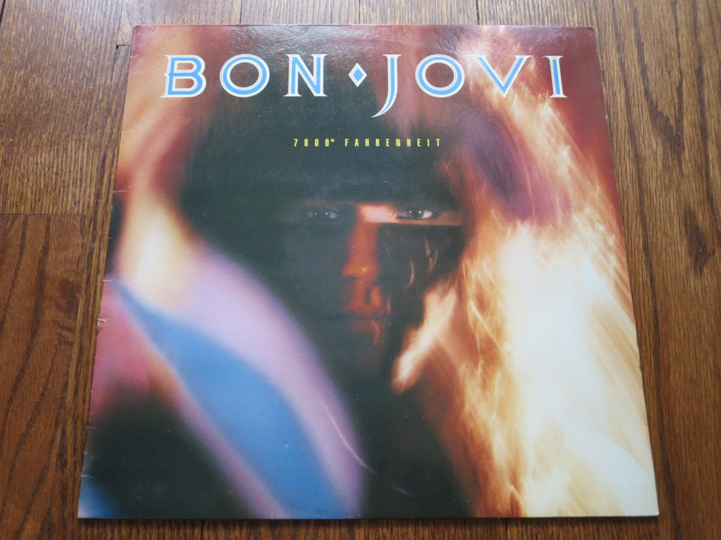 Bon Jovi - 7800 Fahrenheit - LP UK Vinyl Album Record Cover