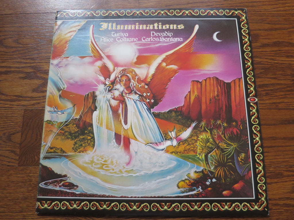 Devadip Carlos Santana & Turiya Alice Coltrane - Illuminations 2two - LP UK Vinyl Album Record Cover