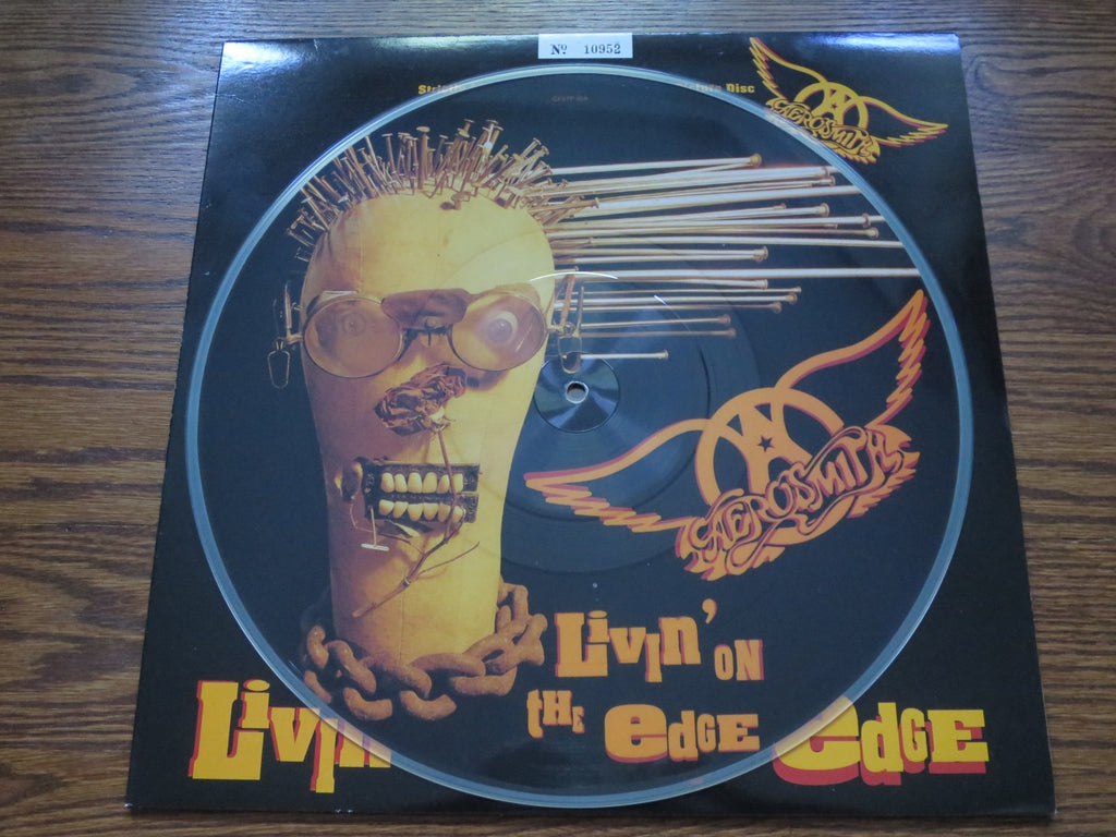 Aerosmith - Two UK picture disc singles - LP UK Vinyl Album Record Cover