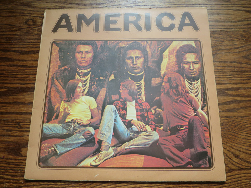 America - America - LP UK Vinyl Album Record Cover