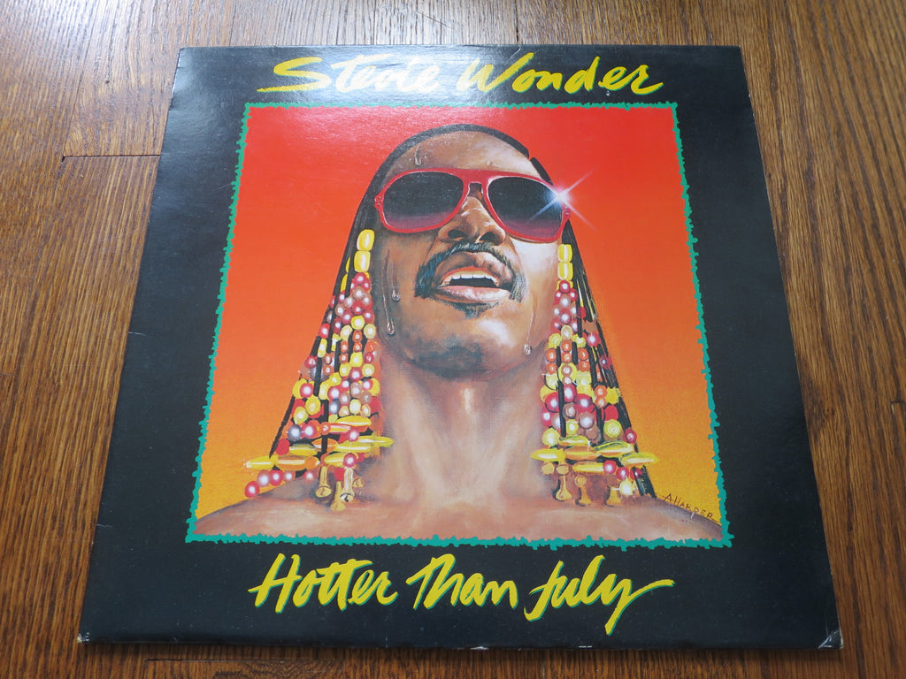 Stevie Wonder - Hotter Than July - LP UK Vinyl Album Record Cover