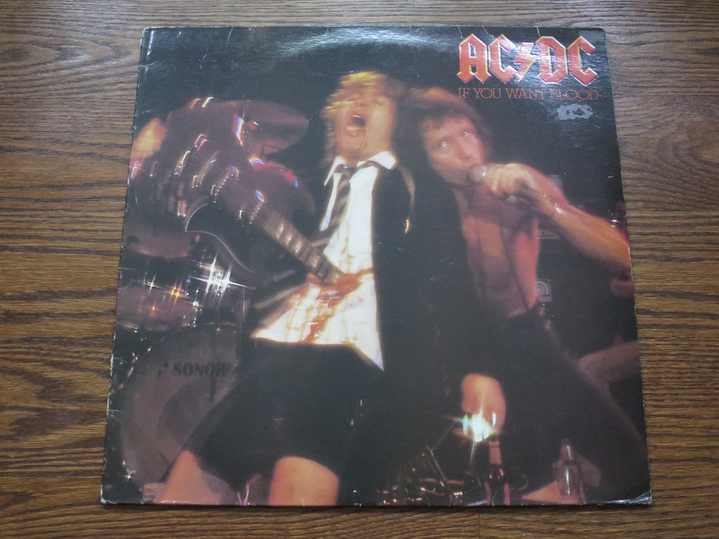 AC/DC - If You Want Blood - LP UK Vinyl Album Record Cover
