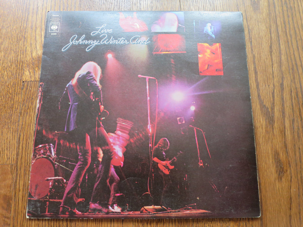 Johnny Winter And - Live - LP UK Vinyl Album Record Cover