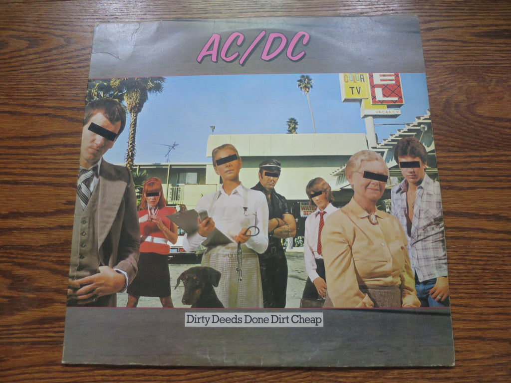 AC/DC - Dirty Deeds Done Dirt Cheap 2two - LP UK Vinyl Album Record Cover
