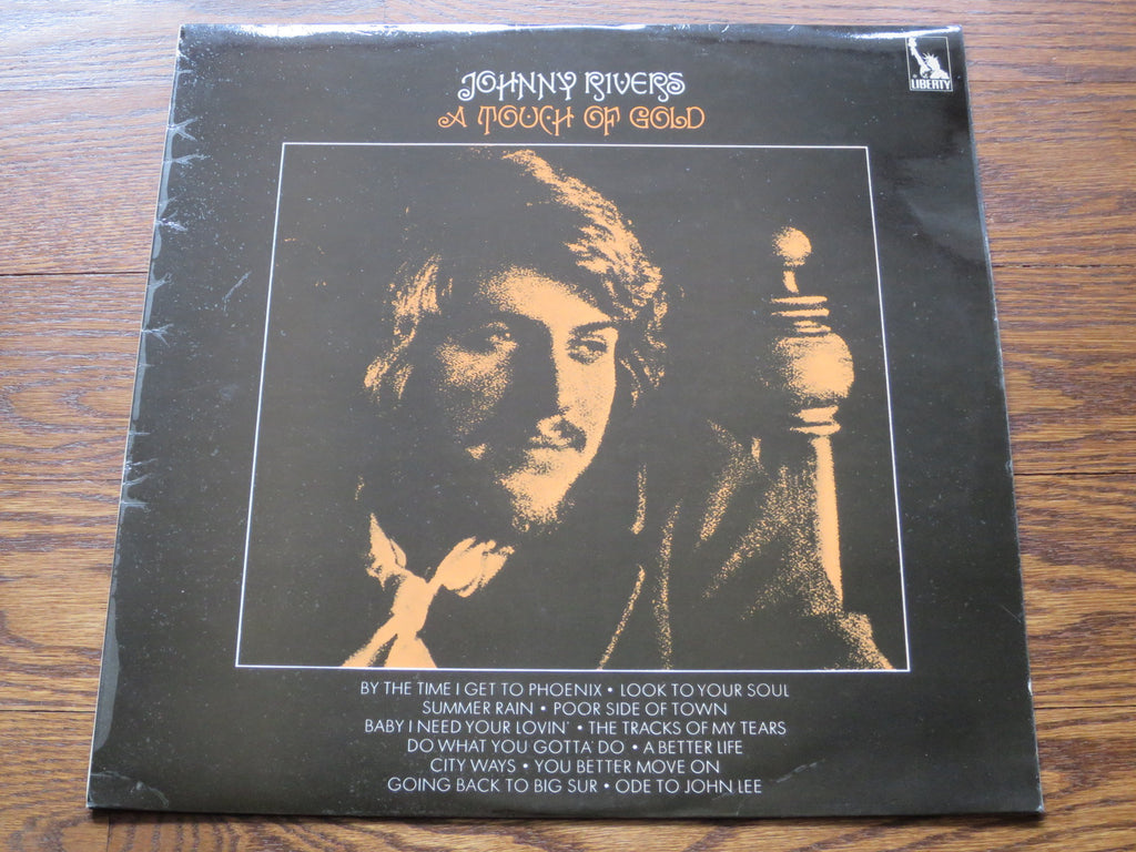Johnny Rivers - A Touch Of Gold - LP UK Vinyl Album Record Cover