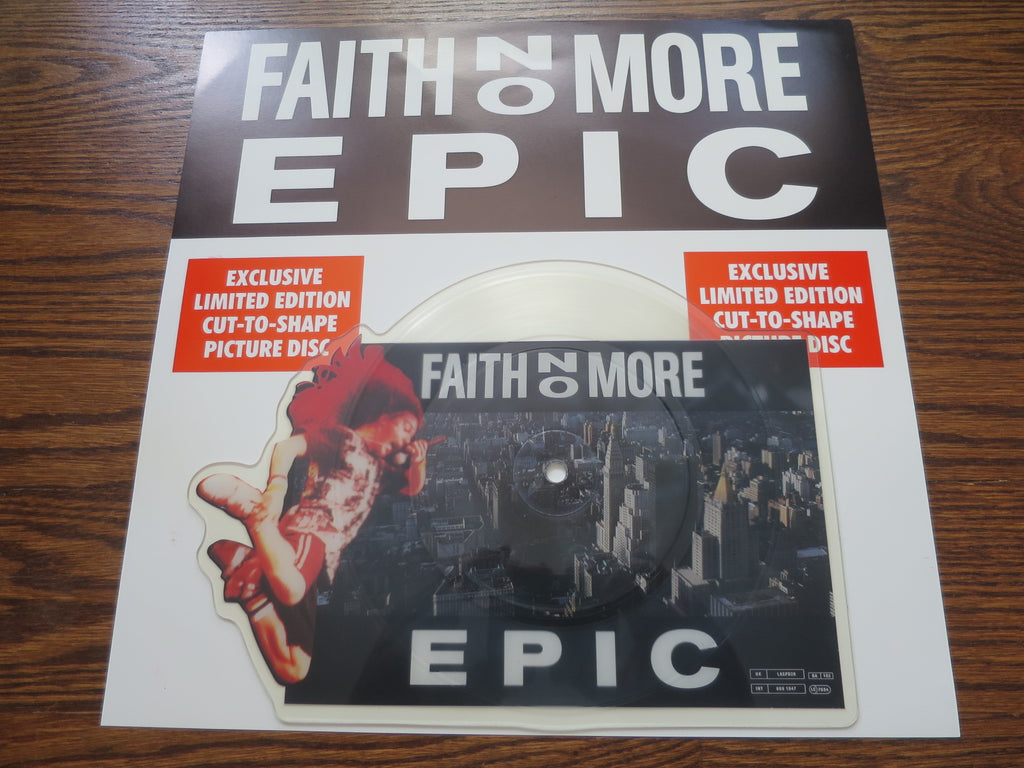 Faith No More - Epic shaped 7" picture disc - LP UK Vinyl Album Record Cover