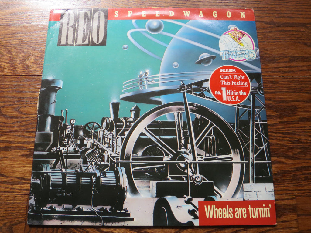 REO Speedwagon - Wheels Are Turnin' 2two - LP UK Vinyl Album Record Cover