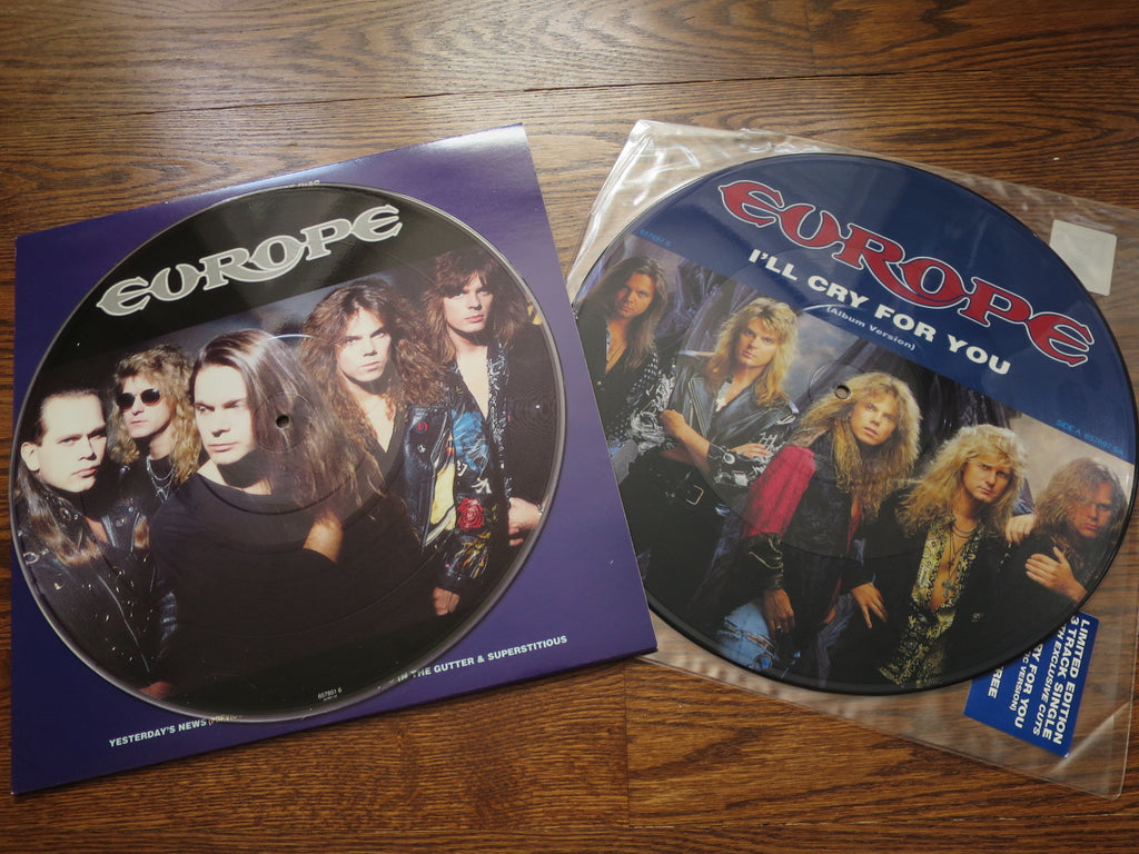 Europe - Six UK 12"/7"singles - LP UK Vinyl Album Record Cover