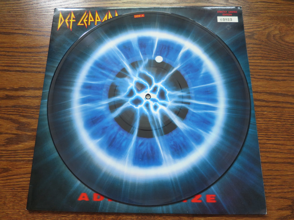 Def Leppard - Adrenalize (picture disc) - LP UK Vinyl Album Record Cover