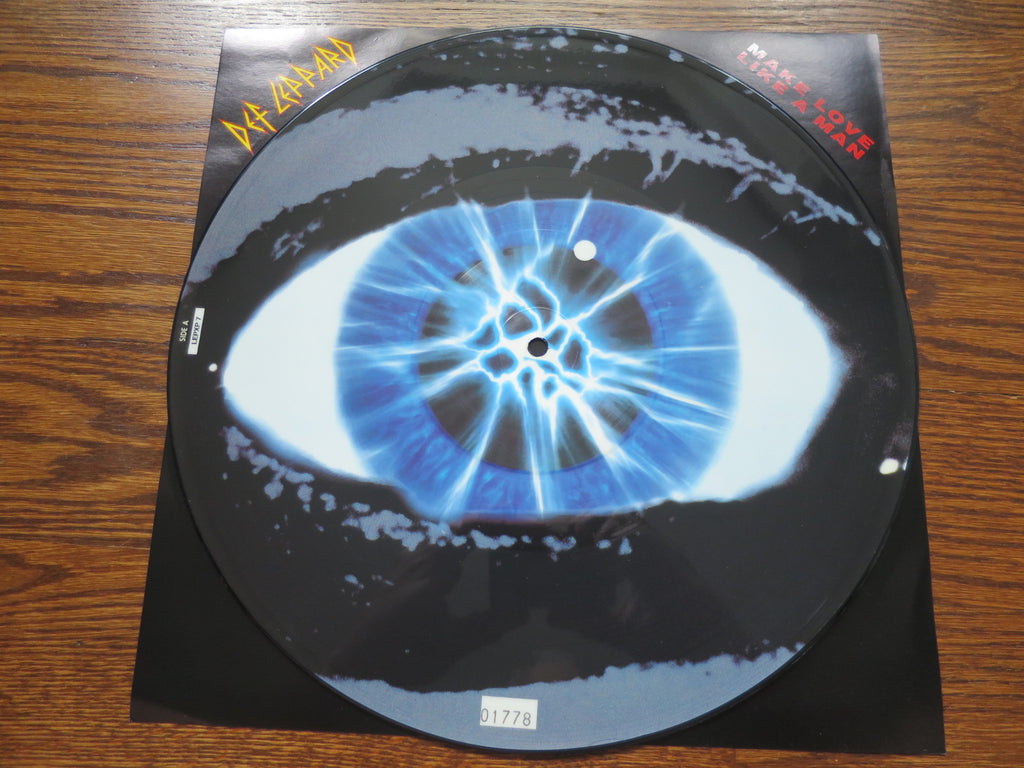 Def Leppard - Make Love Like A Man 12" picture disc - LP UK Vinyl Album Record Cover