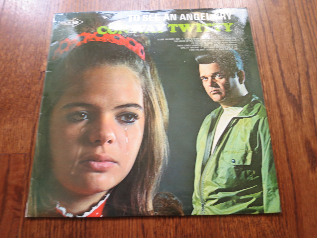 Conway Twitty - To See An Angel Cry (signed) - LP UK Vinyl Album Record Cover