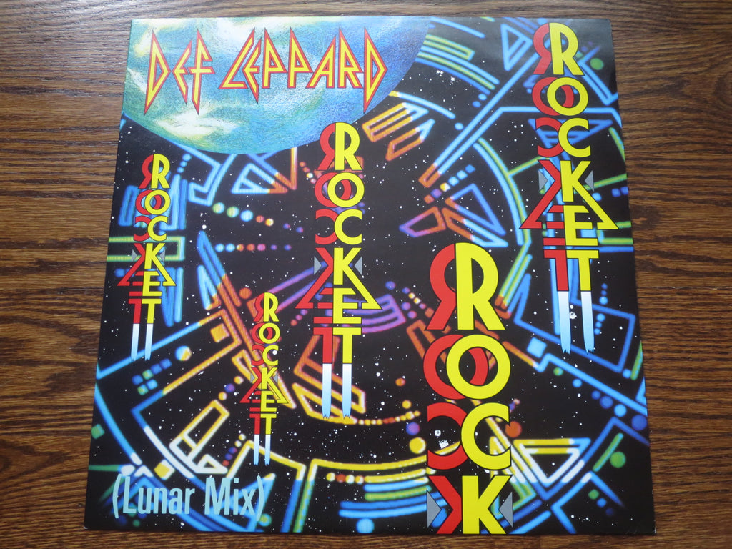 Def Leppard - Rocket (Lunar Mix) 12" - LP UK Vinyl Album Record Cover