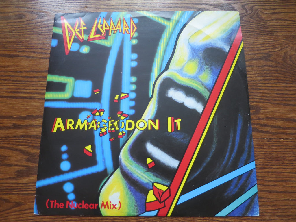 Def Leppard - Armageddon It (Nuclear Mix) 12" - LP UK Vinyl Album Record Cover