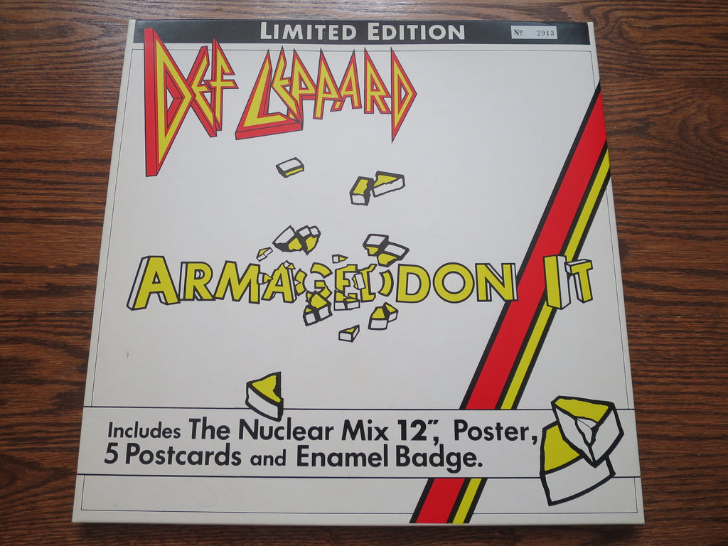 Def Leppard - Armageddon It 12" Collectors Edition - LP UK Vinyl Album Record Cover
