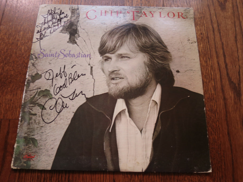 Chip Taylor - Saint Sebastian (signed by Chip and Graham Gouldman) - LP UK Vinyl Album Record Cover