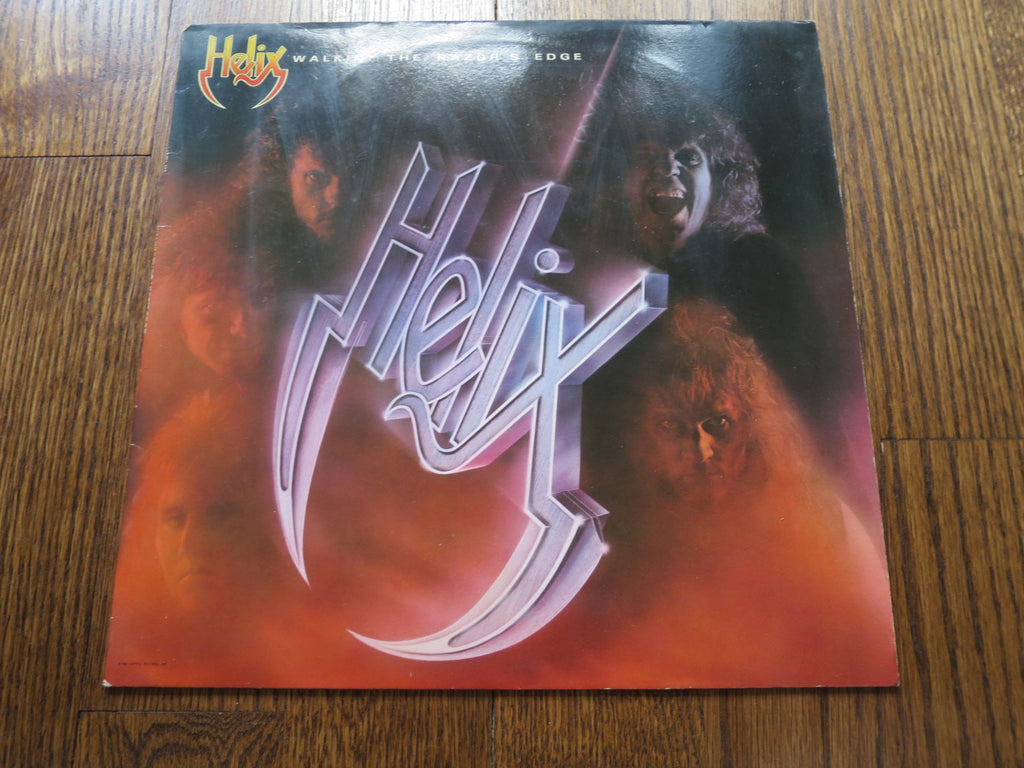 Helix - Walkin' The Razor's Edge - LP UK Vinyl Album Record Cover