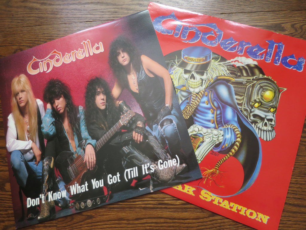 Cinderella - Four UK 12" Singles - LP UK Vinyl Album Record Cover