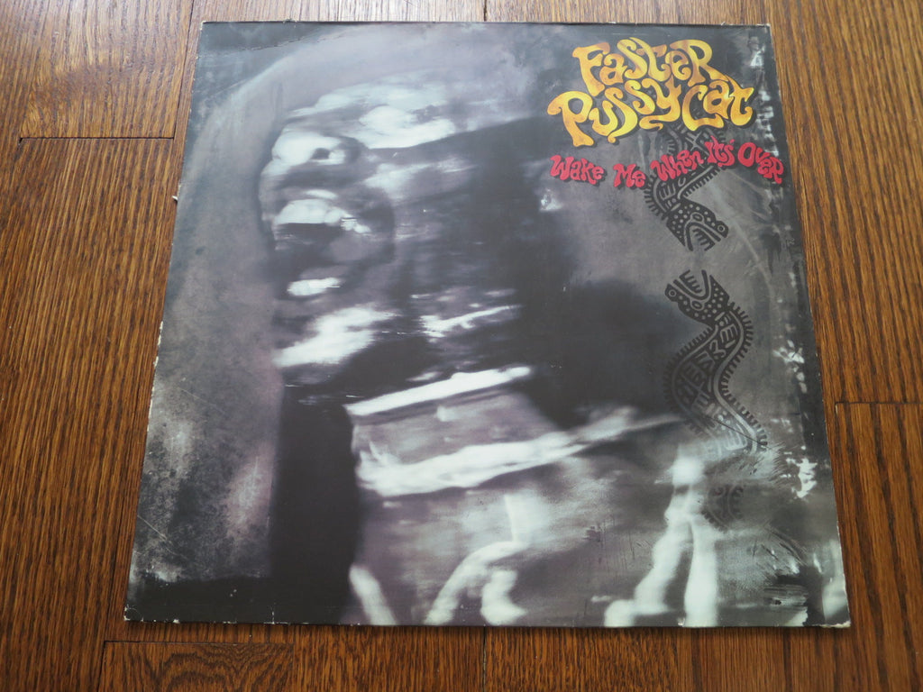 Faster Pussycat - Wake Me When It's Over - LP UK Vinyl Album Record Cover