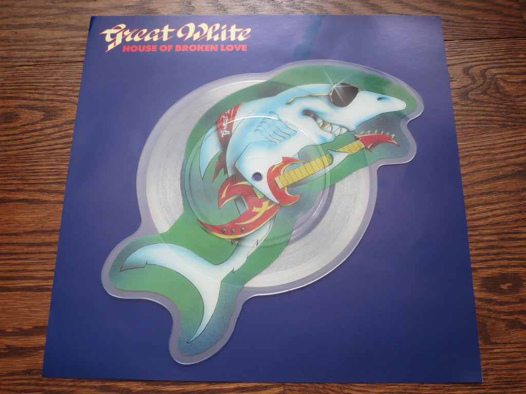 Great White - Five UK 7" and 12" singles - LP UK Vinyl Album Record Cover