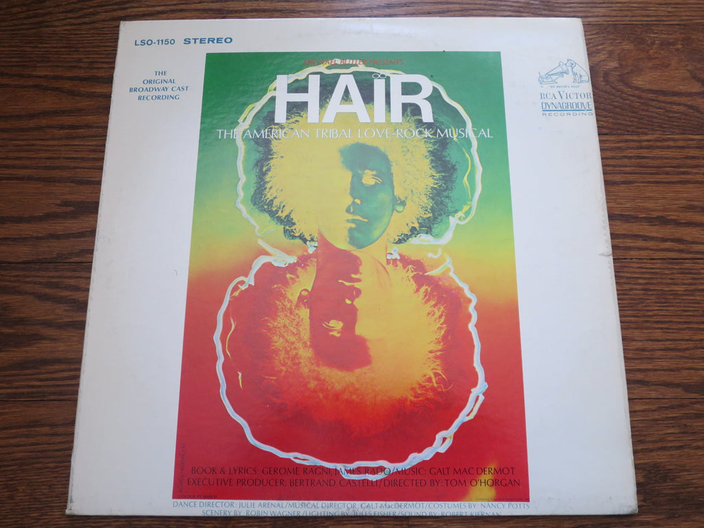 Hair - Broadway cast - LP UK Vinyl Album Record Cover