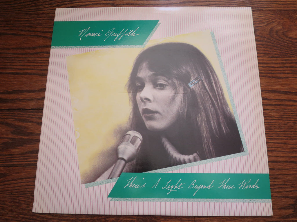 Nanci Griffith - There's A Light Beyond These Woods - LP UK Vinyl Album Record Cover