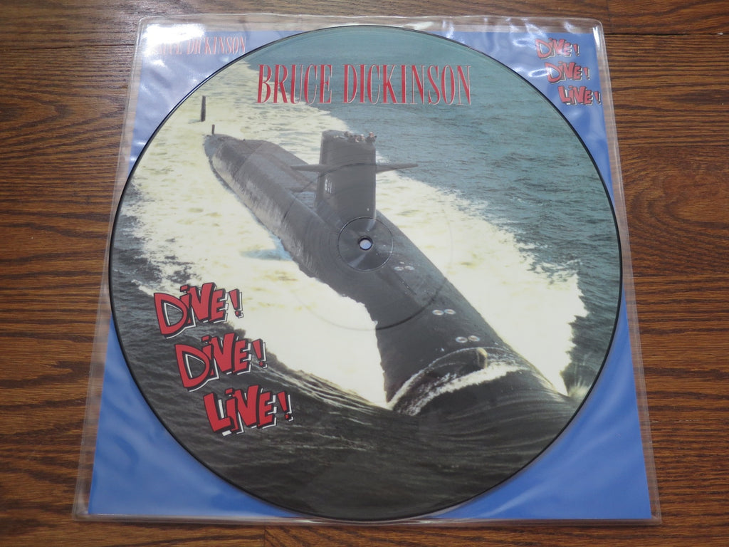 Bruce Dickinson - Dive! Dive! Live! Two 12" singles - LP UK Vinyl Album Record Cover