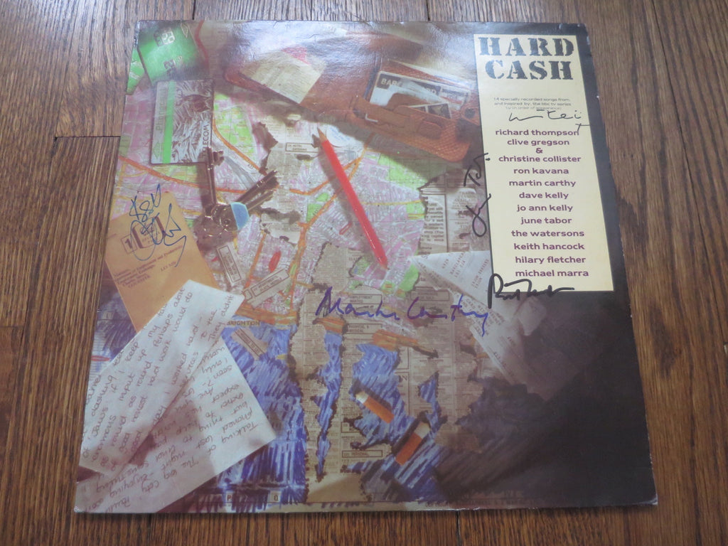 Richard Thompson etc. - Hard Cash soundtrack (signed by Thompson, Carthy and more) - LP UK Vinyl Album Record Cover