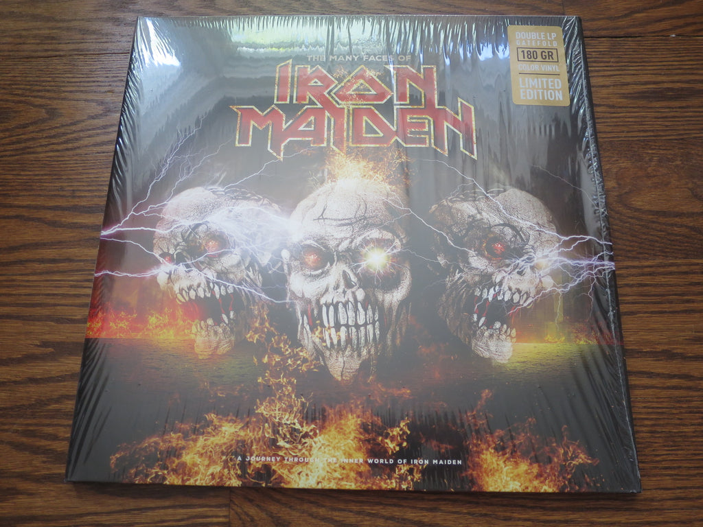 Various Artists - The Many Faces Of Iron Maiden - LP UK Vinyl Album Record Cover